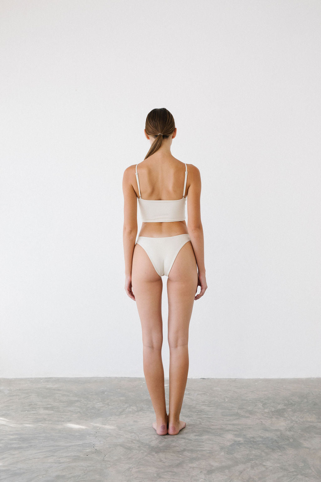 THEO CHEEKY SWIM BOTTOM - CREAM - NOLLA