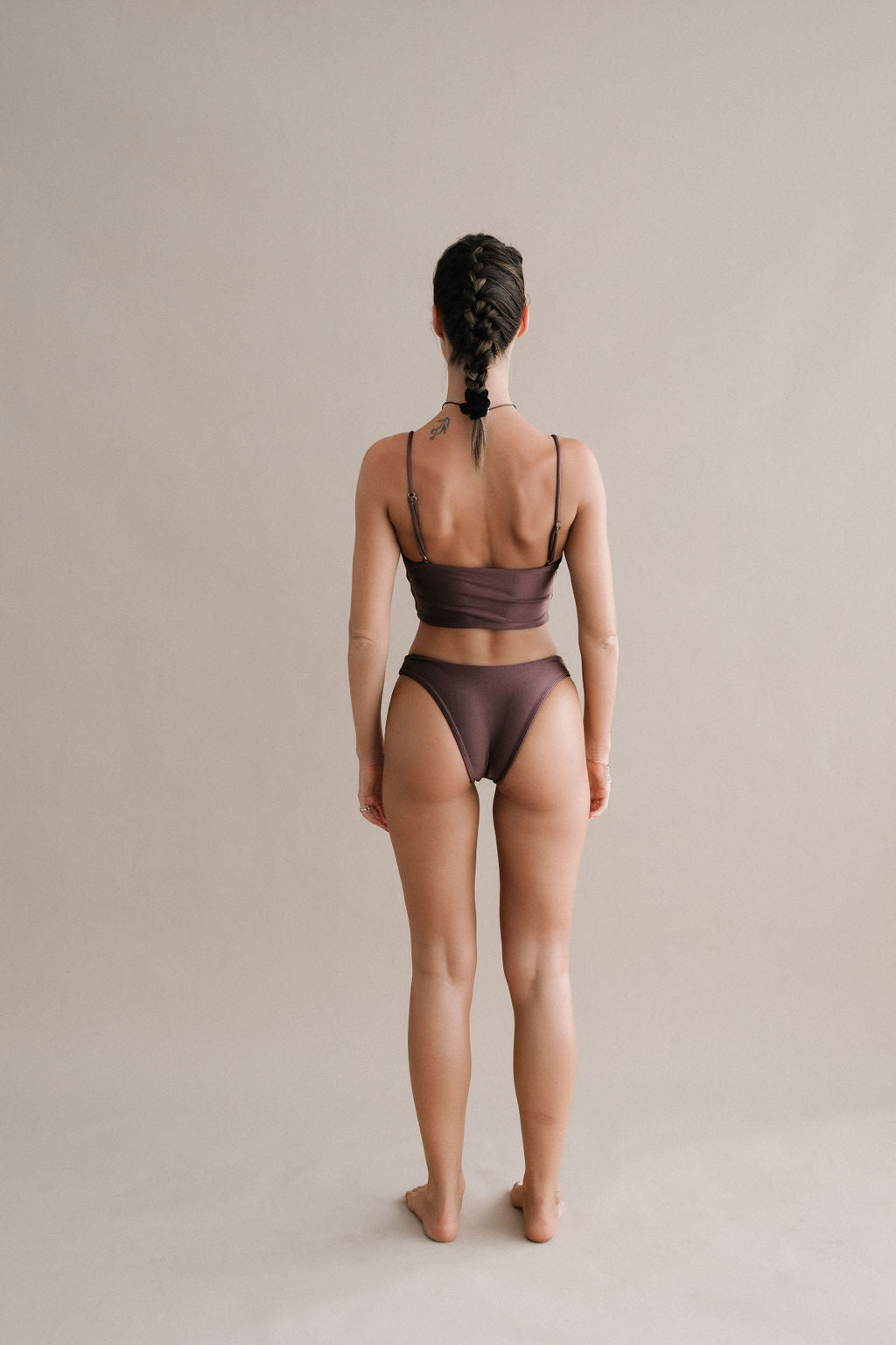 ARC SWIM TOP - ESPRESSO
