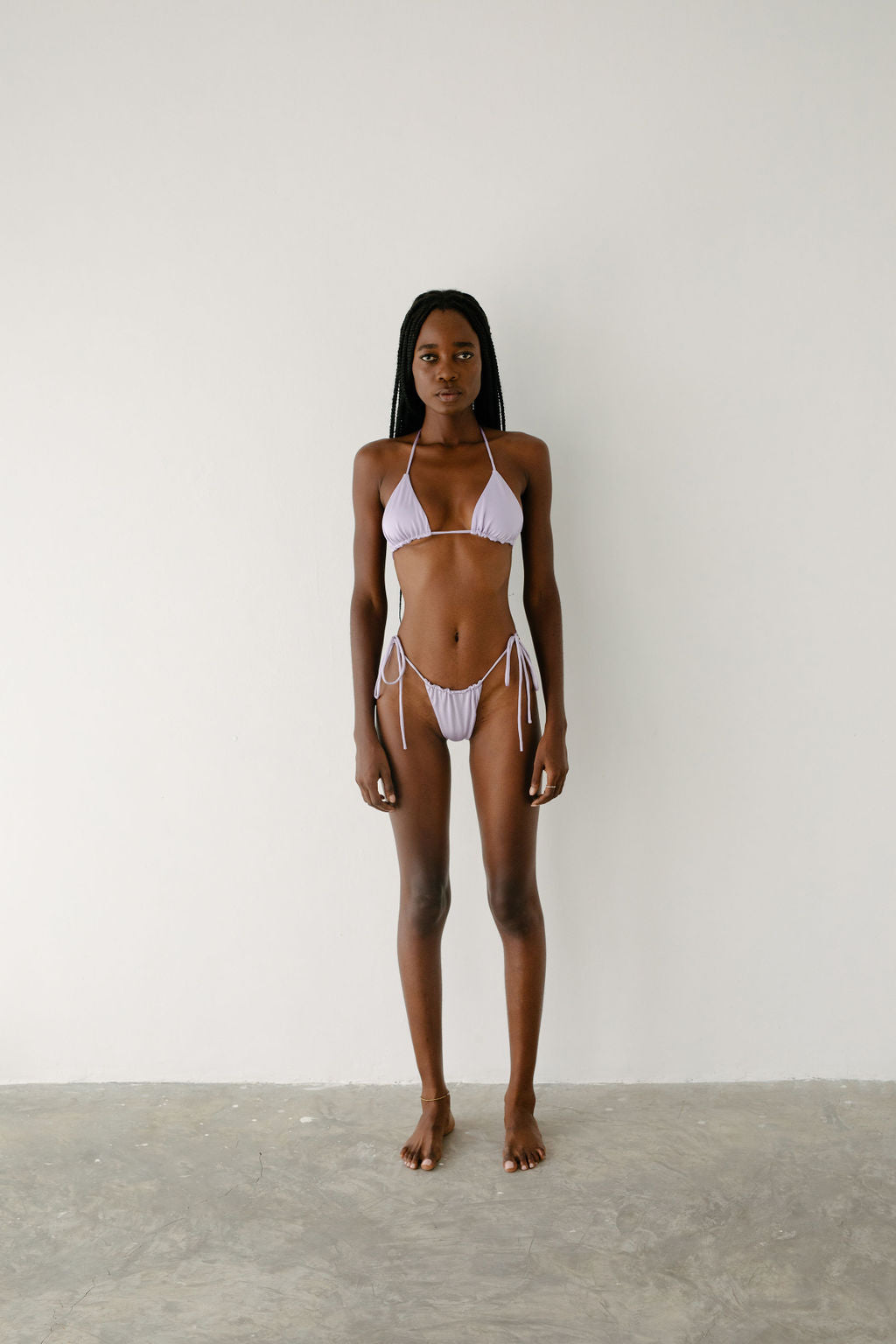 FRIDA STRING TIE BOTTOM - LILAC PURPLE - NOLLA