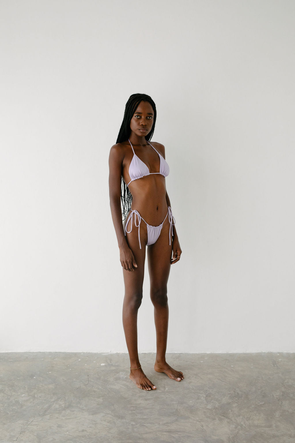 FRIDA STRING TIE BOTTOM - LILAC PURPLE - NOLLA