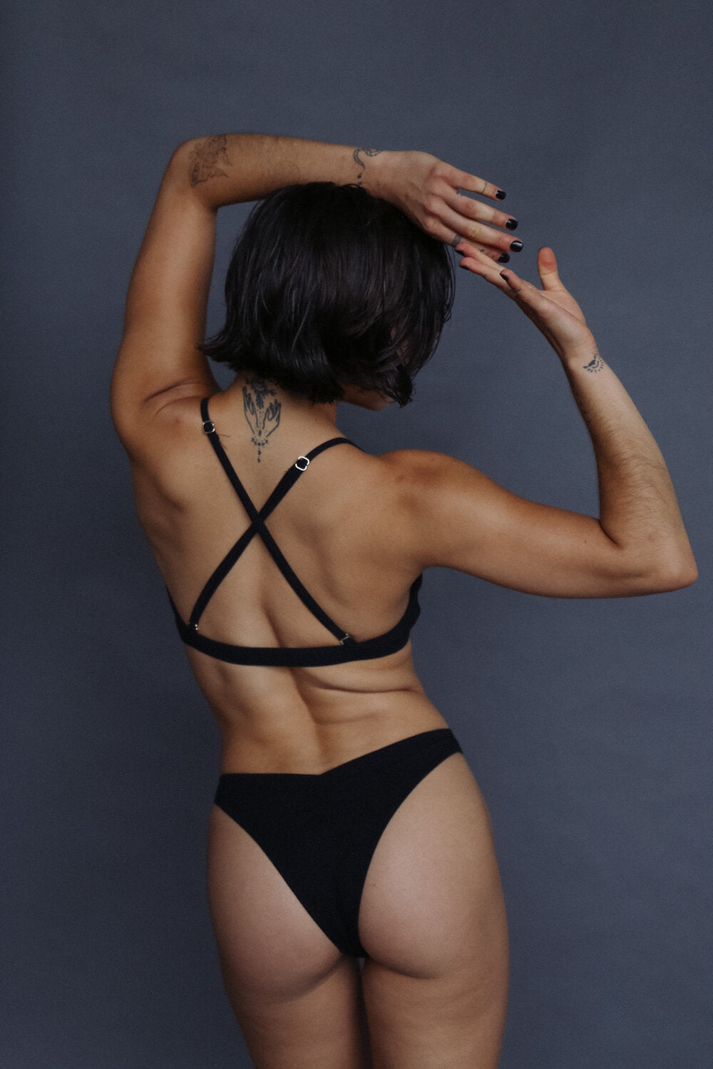 CHEEKY BRIEF | Black - NOLLA