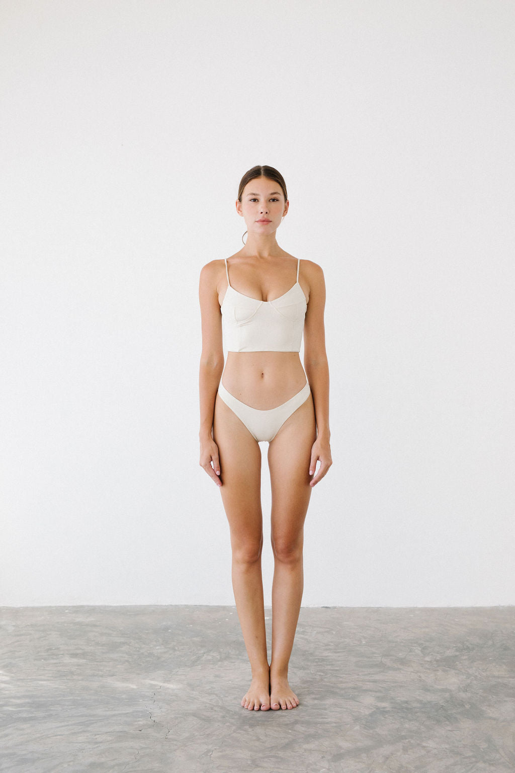 THEO CHEEKY SWIM BOTTOM  - CREAM - NOLLA