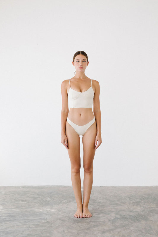 THEO CHEEKY SWIM BOTTOM  - CREAM - NOLLA