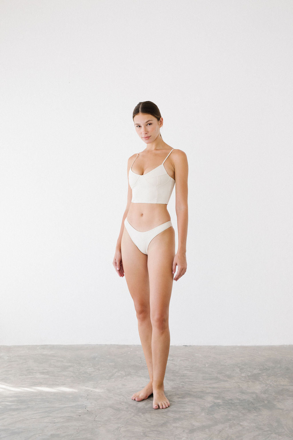THEO CHEEKY SWIM BOTTOM  - CREAM - NOLLA