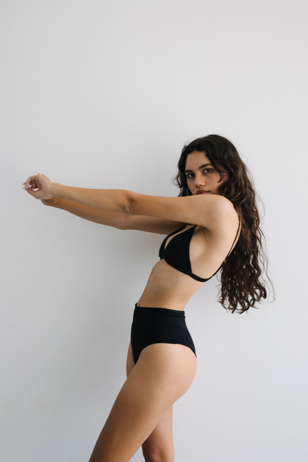 NEW HIGH WAISTED BRIEF - BLACK - NOLLA