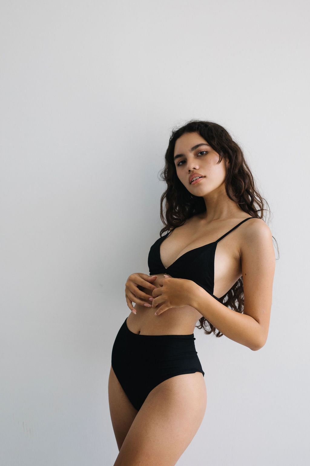 NEW HIGH WAISTED BRIEF - BLACK - NOLLA