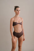 ARC SWIM BOTTOM  - ESPRESSO - NOLLA