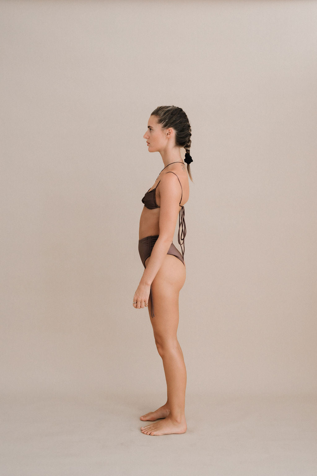 BILLA SWIM TOP - ESPRESSO - NOLLA