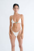 AMOUR HEART SWIM TOP - CREAM - NOLLA
