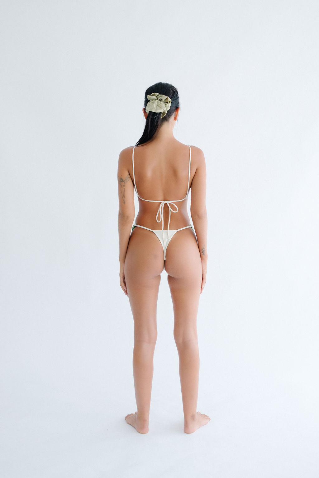 AMOUR HEART SWIM TOP - CREAM - NOLLA