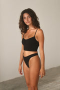 THONG BRIEF | Black - NOLLA