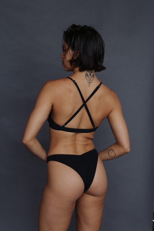 CHEEKY BRIEF | Black - NOLLA