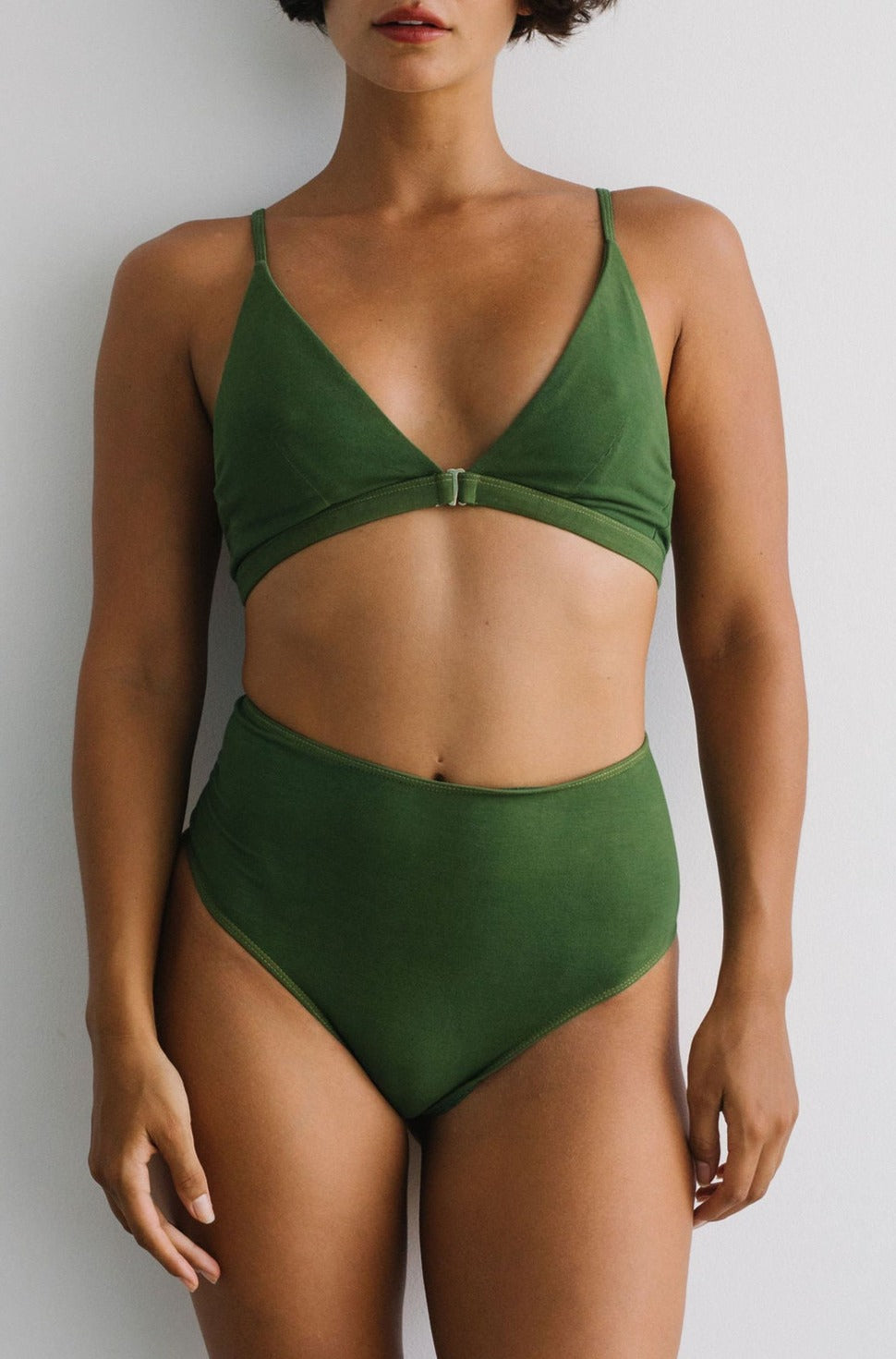 NEW HIGH WAISTED BRIEF | Green - NOLLA