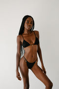 MIRA PEARL DROP TOP - BLACK - NOLLA